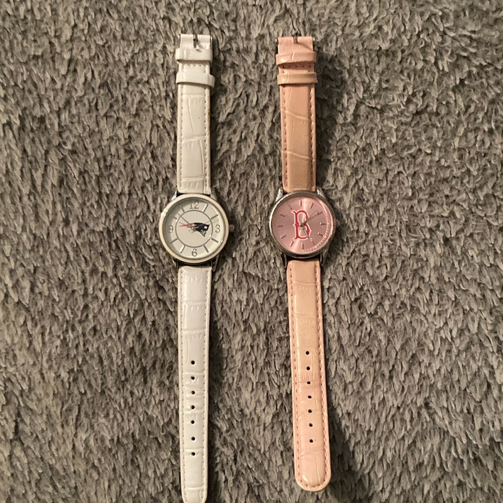 New England Patriots and Boston Red Sox Watches
